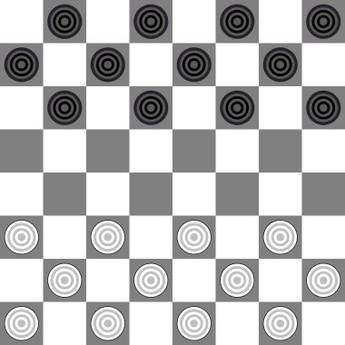 Checkers clipart