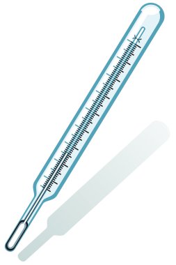 Clinical thermometer clipart