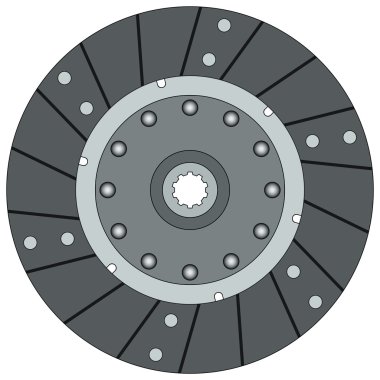 Clutch disk clipart