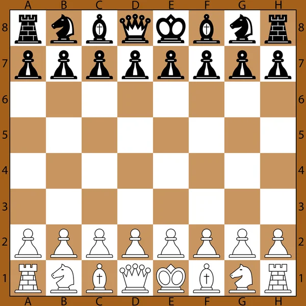 国际象棋 — 图库矢量图片