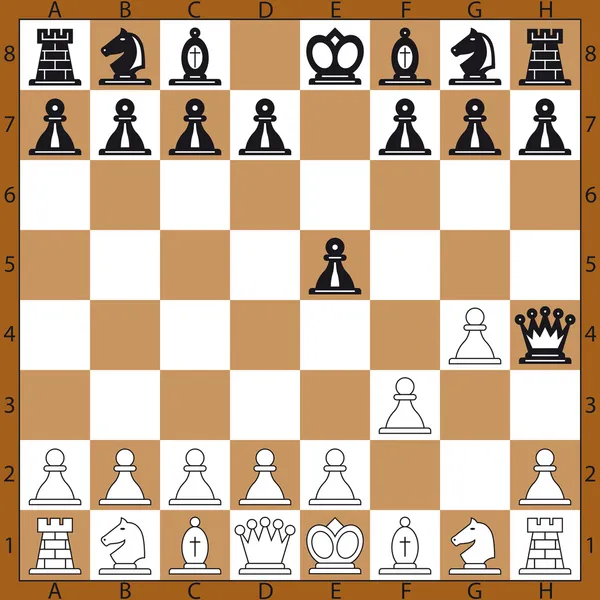 Шах и мат — стоковый вектор