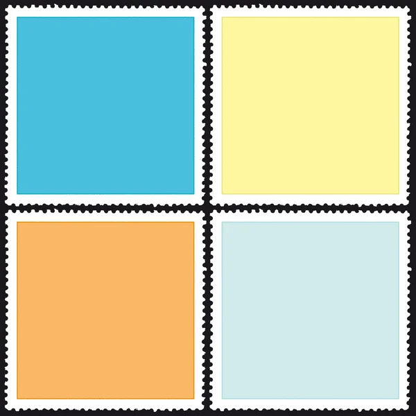 Postage stamps — Stock Vector