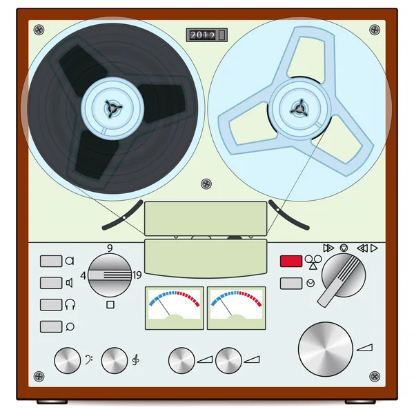 磁带录音机 — 图库矢量图片