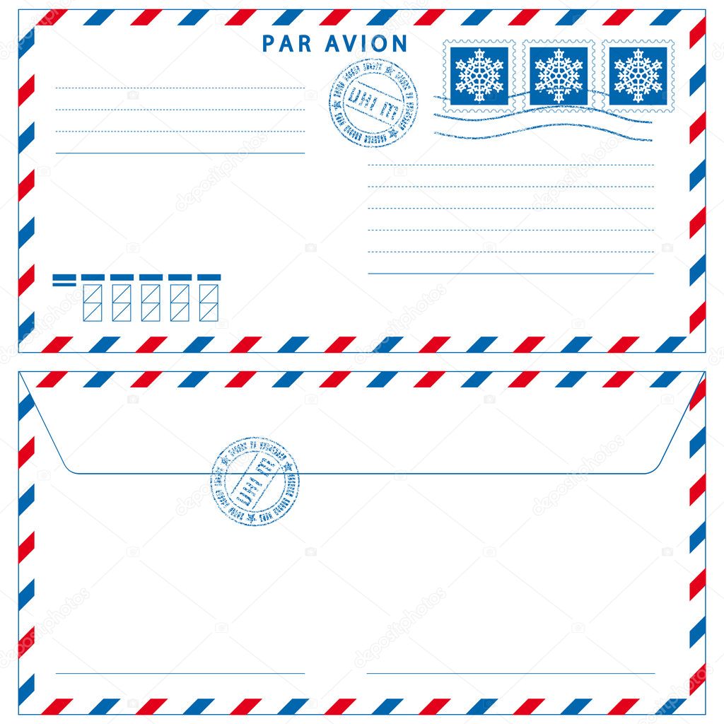 Airmail envelope