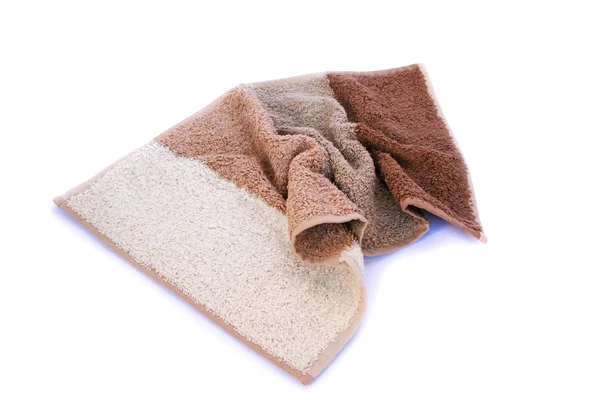 Handdoek op wit — Stockfoto