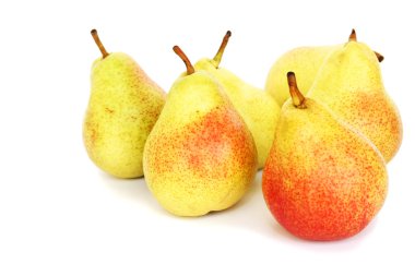 Pears on white clipart