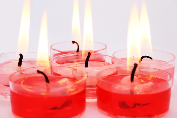赤い蝋燭 — ストック写真