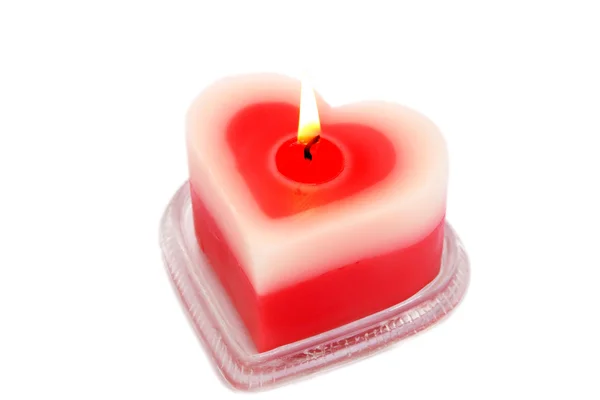 Red candle — Stock Photo, Image
