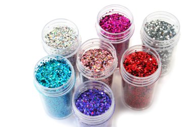 Nail glitters clipart