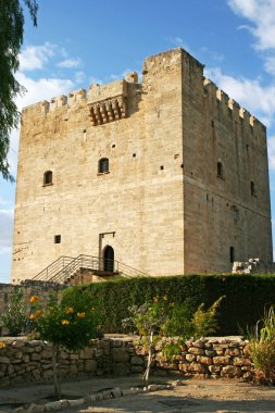 Kolossi castle in Cyprus clipart