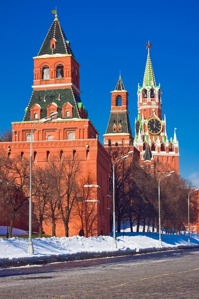 Rotes Quadrat und Kreml — Stockfoto