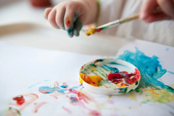 Детская живопись — стоковое фото