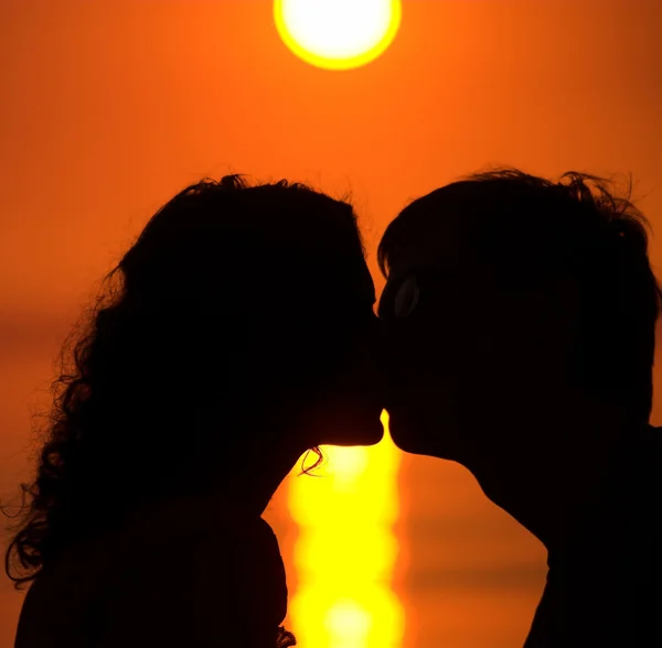Beijando — Fotografia de Stock