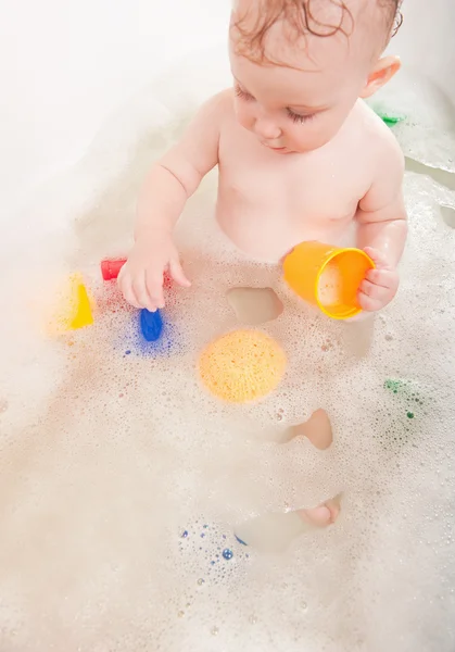 Child bathing — Stock Photo, Image