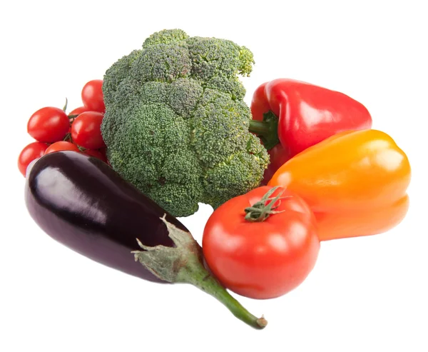 흰색으로 분리 된 채소들 — 스톡 사진