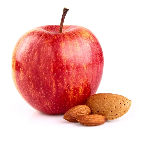 stock image Apple with almonds