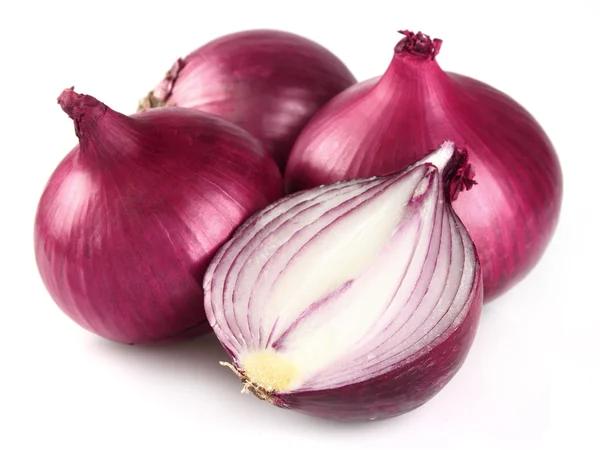 Red onion in closeup — Stock Photo, Image
