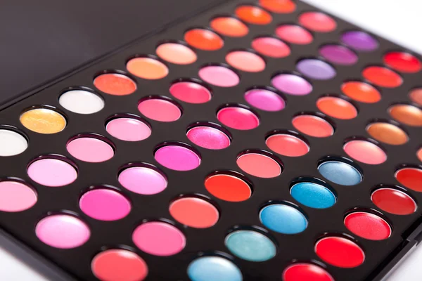 Close-up shot of lip gloss palette — Stock Photo, Image