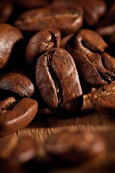 咖啡豆宏观 — 图库照片