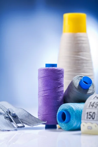 Composition of sewing items — Stock Photo, Image