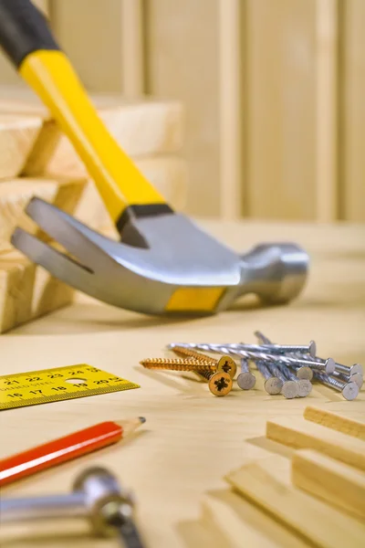 Working tools on table — Stock Photo, Image