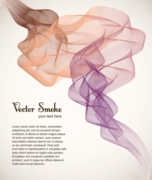 Vektor Rauch Hintergrund — Stockvektor