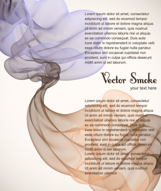 Vector smoke background clipart