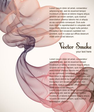 Vector smoke background clipart