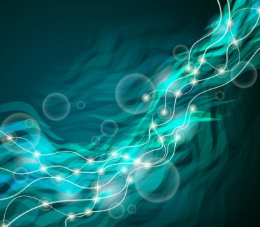 Abstract oceanic background clipart