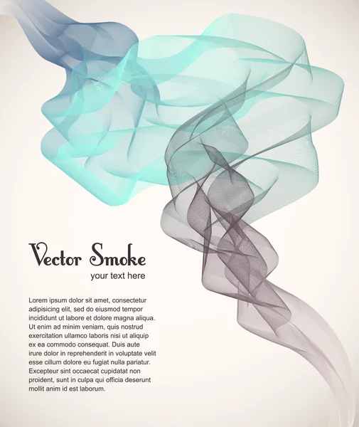 Vector humo fondo — Vector de stock