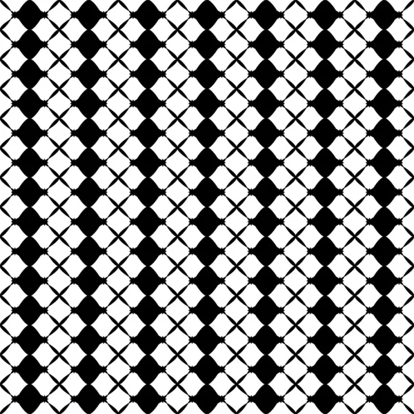 Vektor illustration av en abstrakt seamless mönster på vit ba — Stock vektor