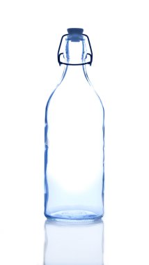 Empty Water bottle, Isolated on white clipart