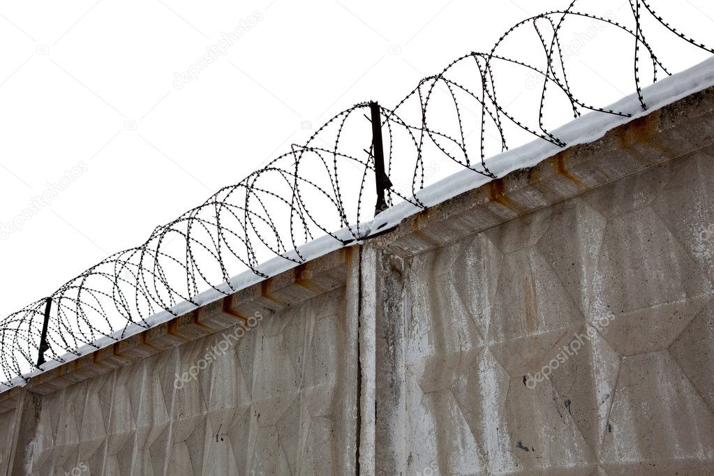 Razor Wire Above a Fence