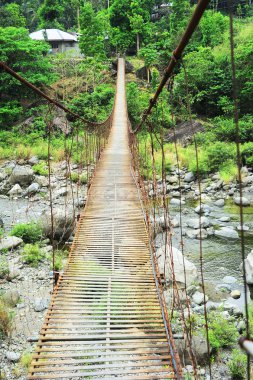 Suspension bridge clipart