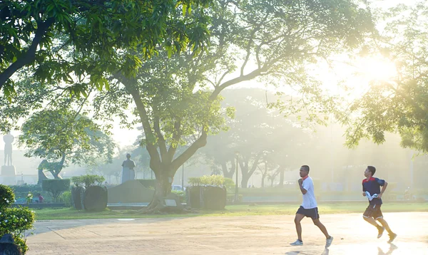 Correndo em Rizal Park — Fotografia de Stock