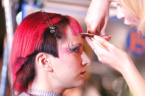 Hairdressing contest — Stock Photo, Image