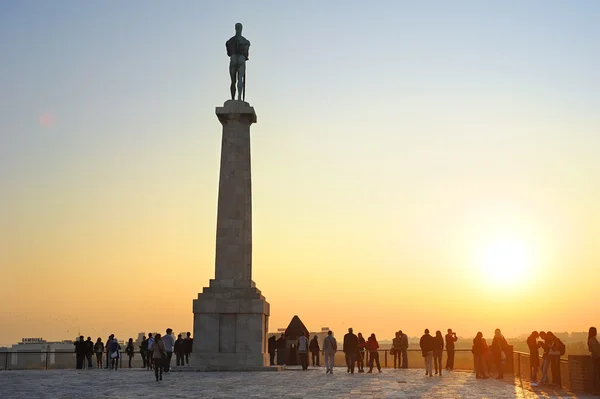 Estátua da Vitória, Belgrad — Fotografia de Stock