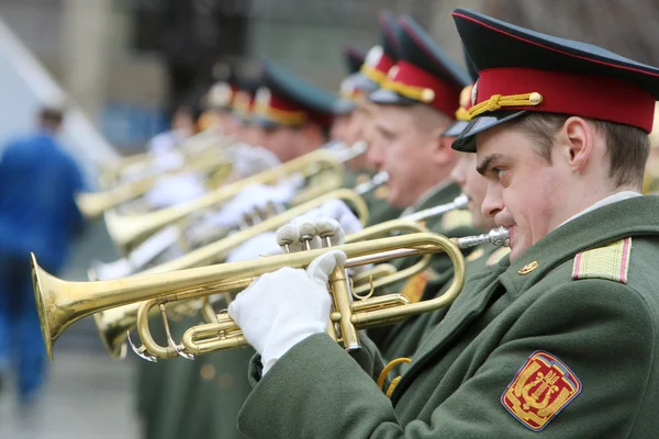 Военный оркестр — стоковое фото
