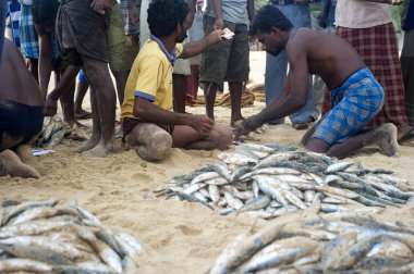 Sri Lankan fishermans clipart