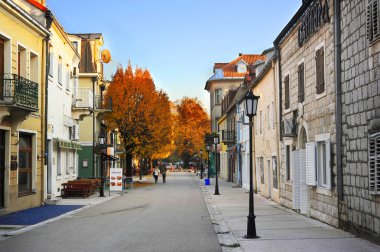 Cetinje street clipart