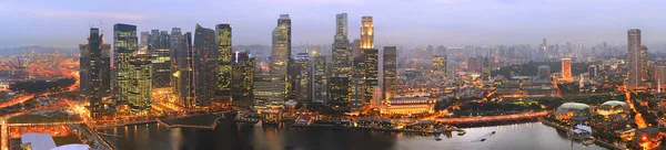 Panoramę Singapuru — Zdjęcie stockowe