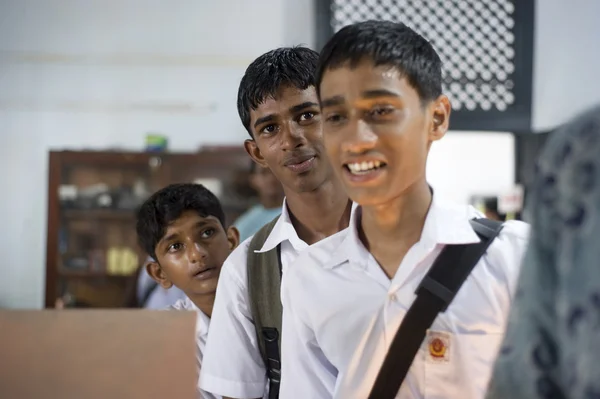 Ученики Шри-Ланки — стоковое фото