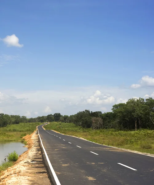 Venkovské silnici na Srí Lance — Stock fotografie
