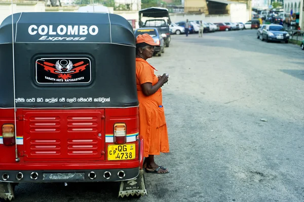 Sri Lanka táxi tradicional — Fotografia de Stock