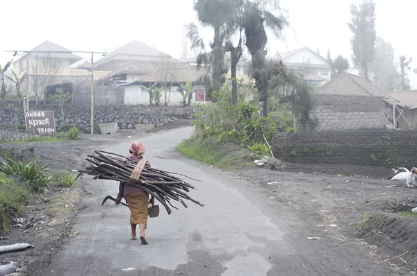 Indonéské vesnice — Stock fotografie
