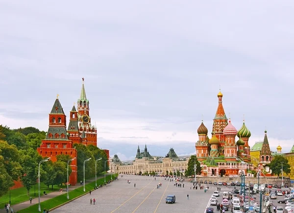 Praça Vermelha em Moscou, Federação Russa . — Fotografia de Stock