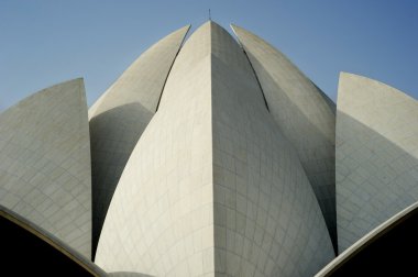 Lotus Temple, New Delhi, India clipart