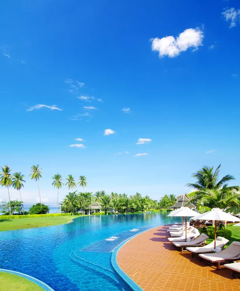 Piscina en Tailandia — Foto de Stock