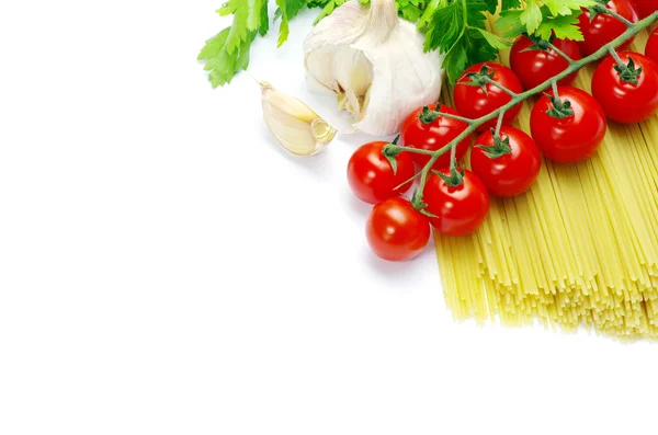 Pasta med tomater — Stockfoto