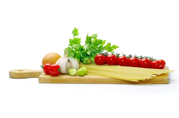 Pasta con tomates —  Fotos de Stock